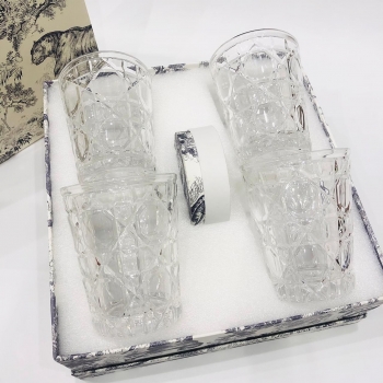 Набор из 4-х стаканов с подставками  Christian Dior Артикул BMS-66402. Вид 3